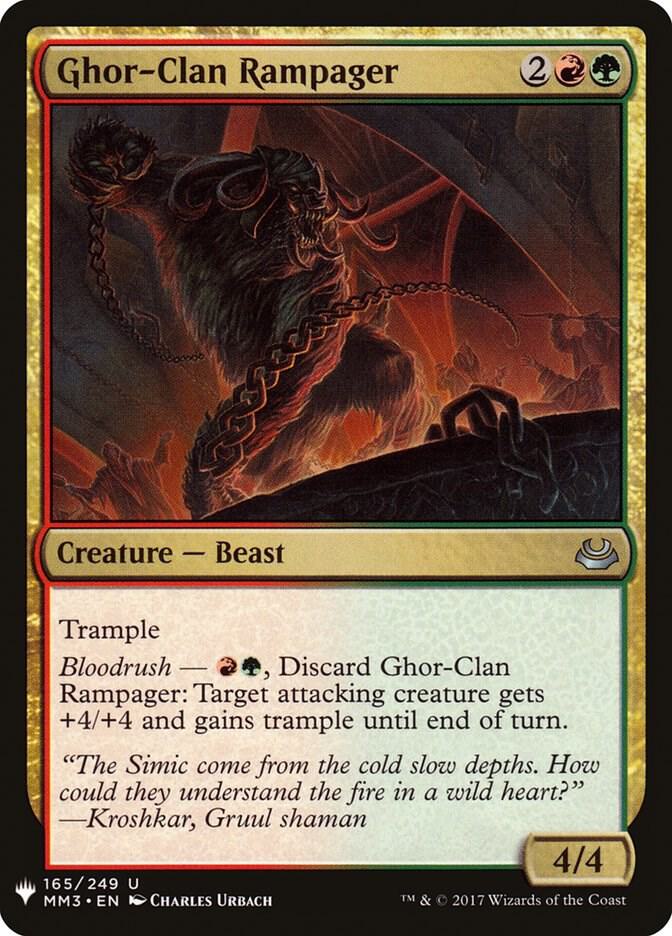 Ghor-Clan Rampager [The List Reprints] 165