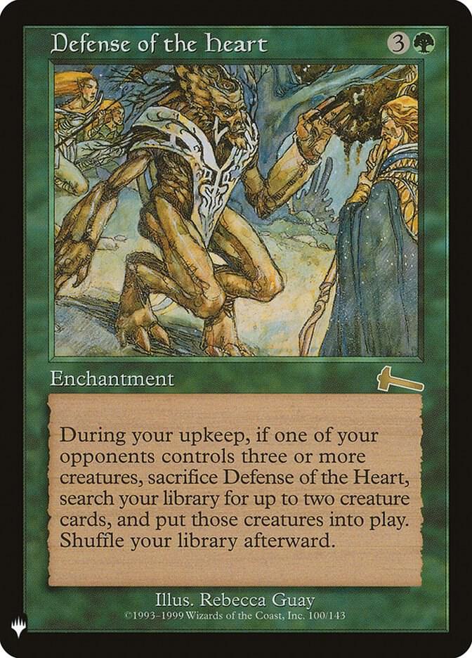 Defense of the Heart [The List Reprints] 100