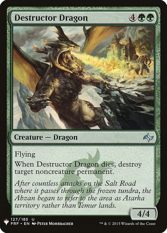 Destructor Dragon [The List Reprints] 127