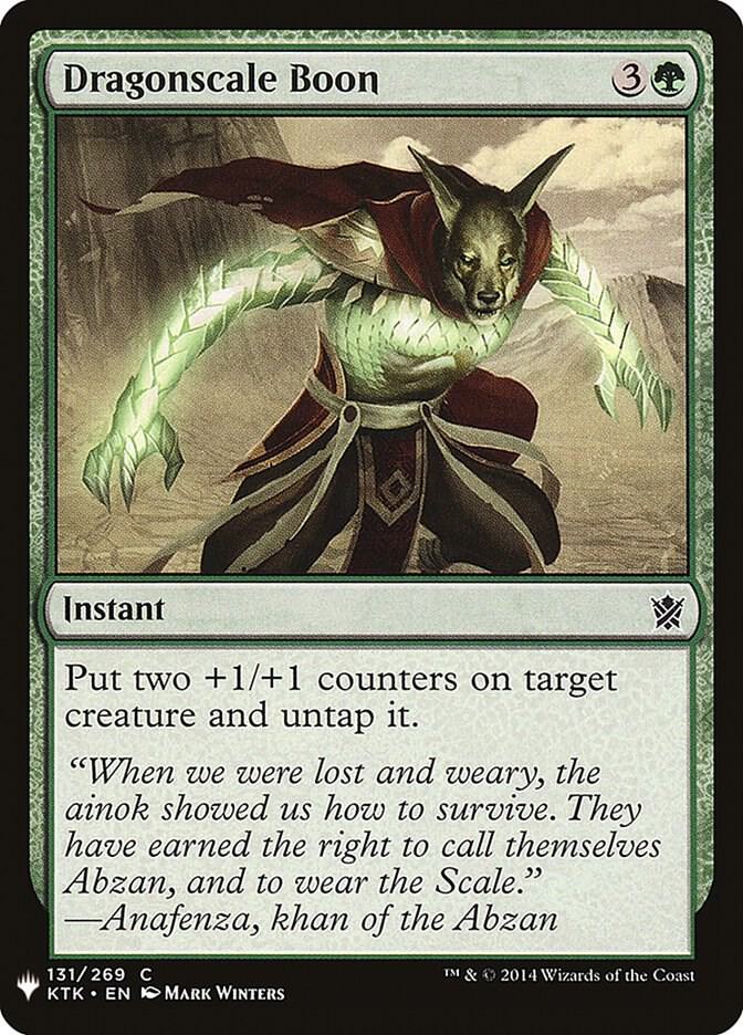 Dragonscale Boon [The List Reprints] 131