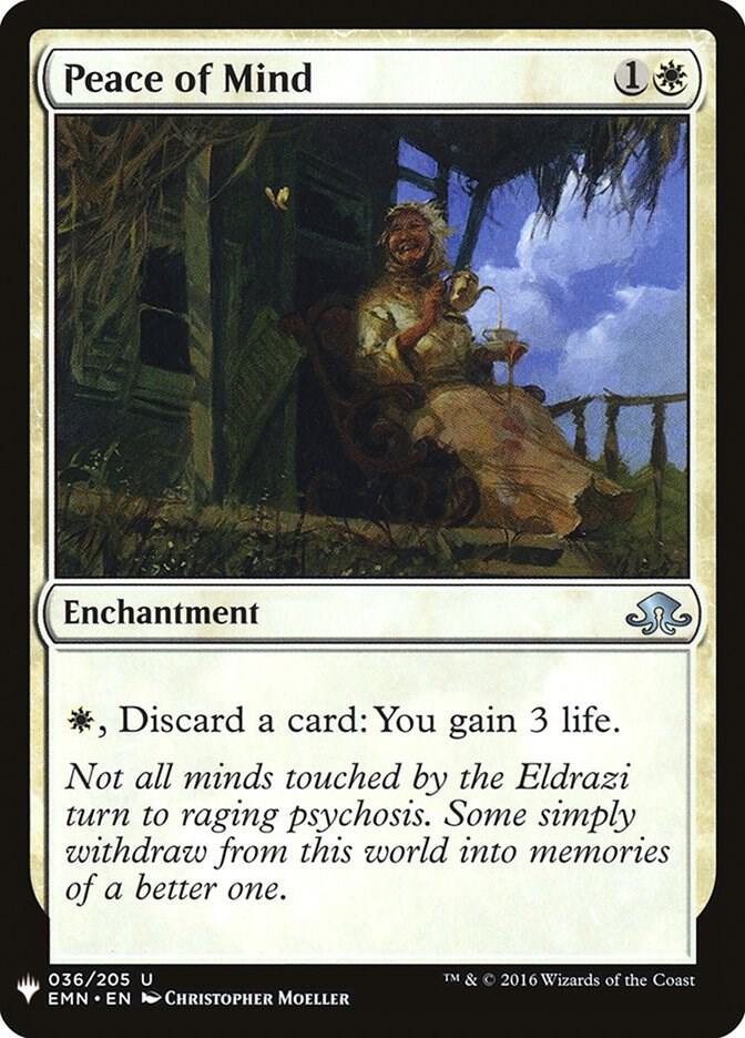 Peace of Mind [The List Reprints] 36
