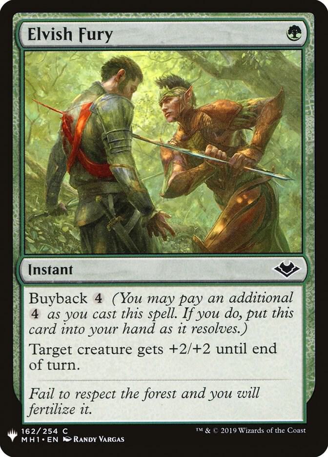 Elvish Fury [The List Reprints] 162