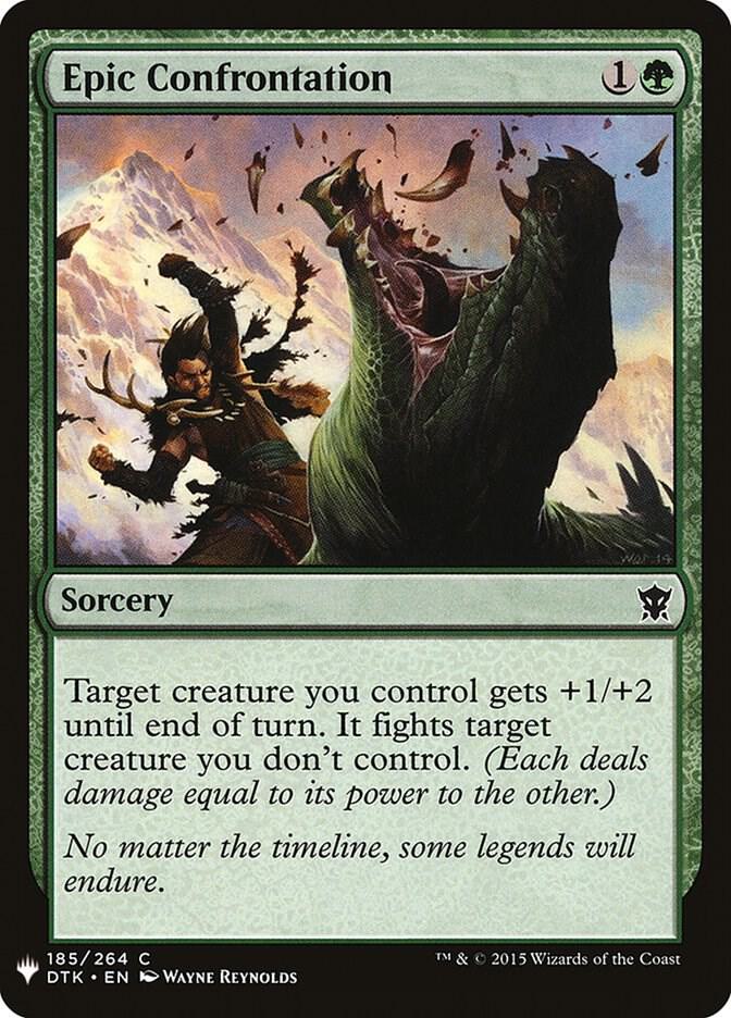 Epic Confrontation [The List Reprints] 185