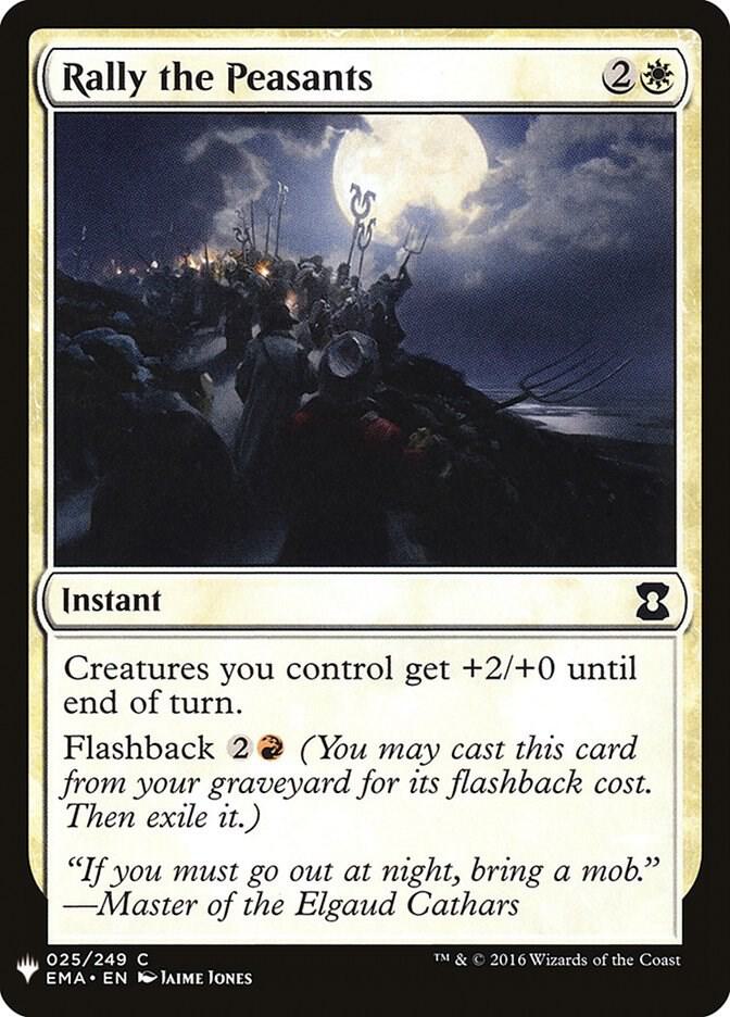 Rally the Peasants [The List Reprints] 25