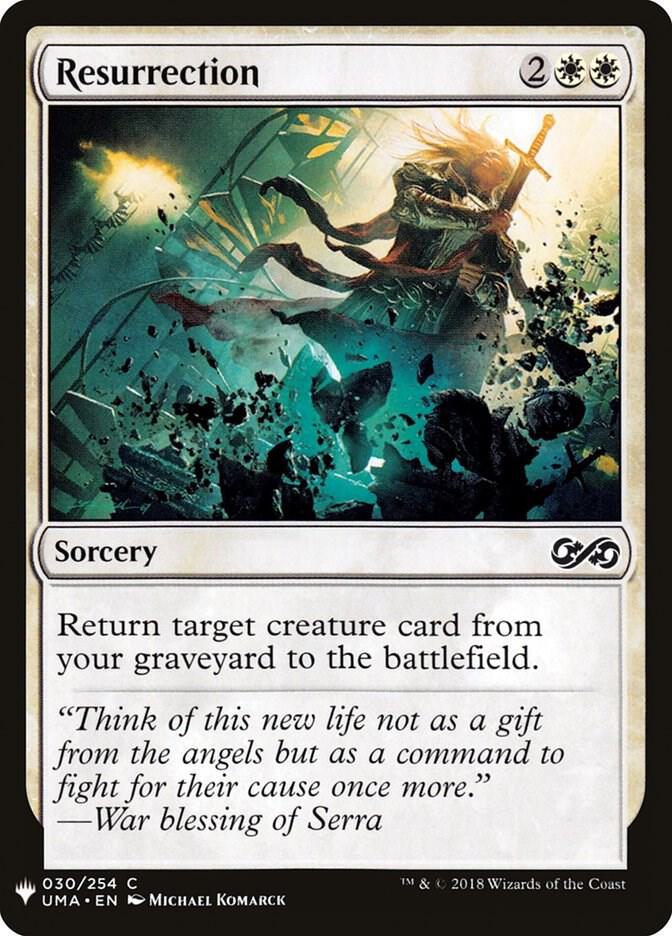 Resurrection [The List Reprints] 30