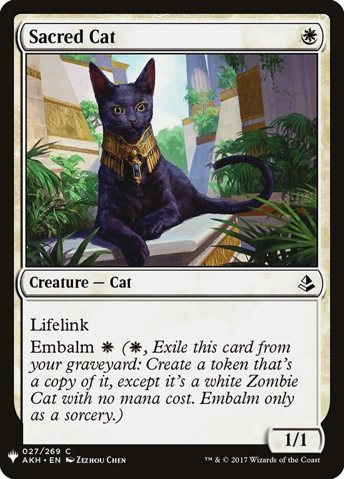 Sacred Cat [The List Reprints] 27