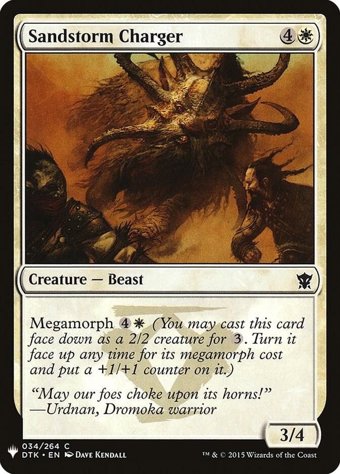 Sandstorm Charger [The List Reprints] 34