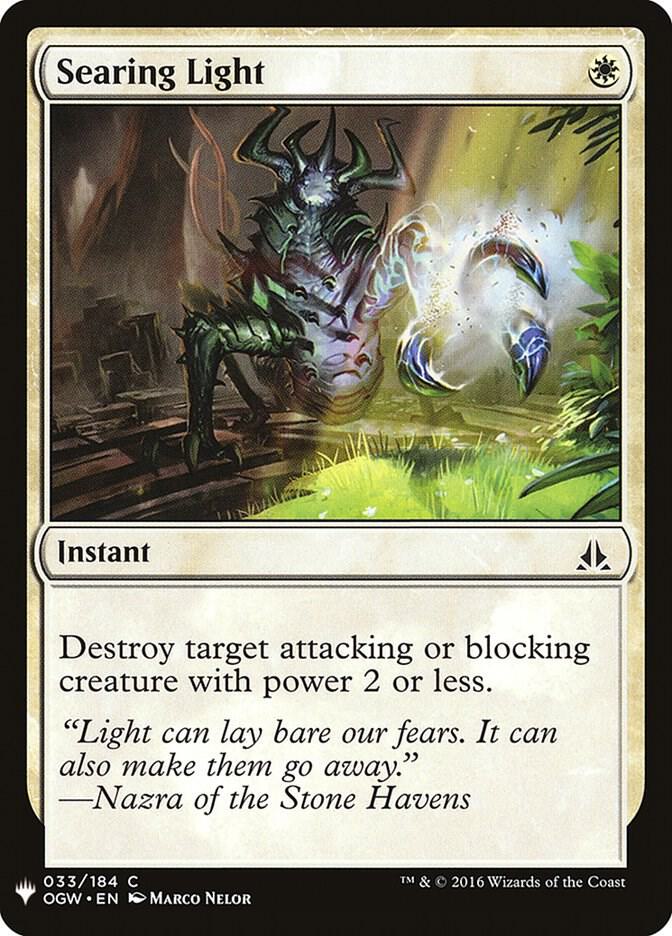 Searing Light [The List Reprints] 33