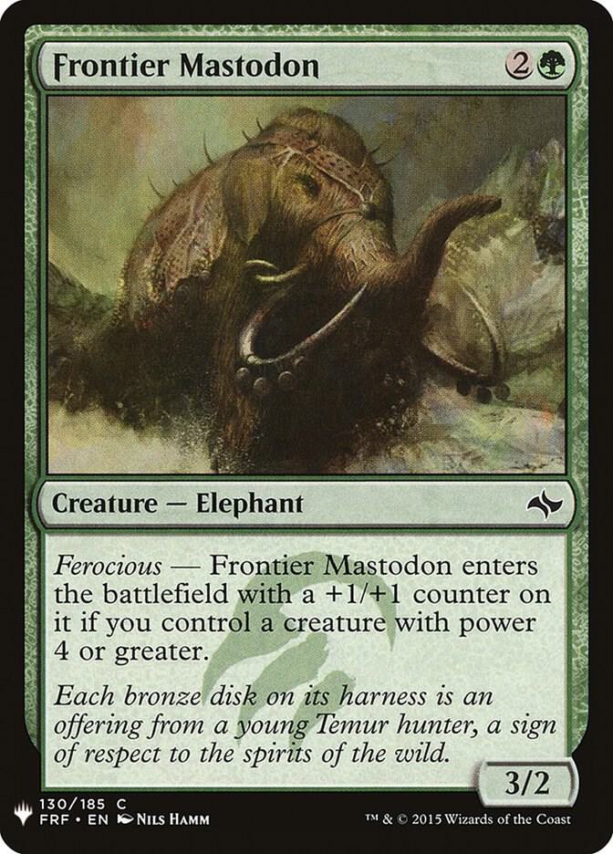 Frontier Mastodon [The List Reprints] 130