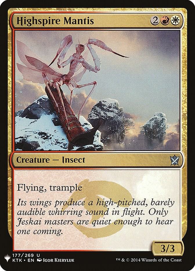 Highspire Mantis [The List Reprints] 177