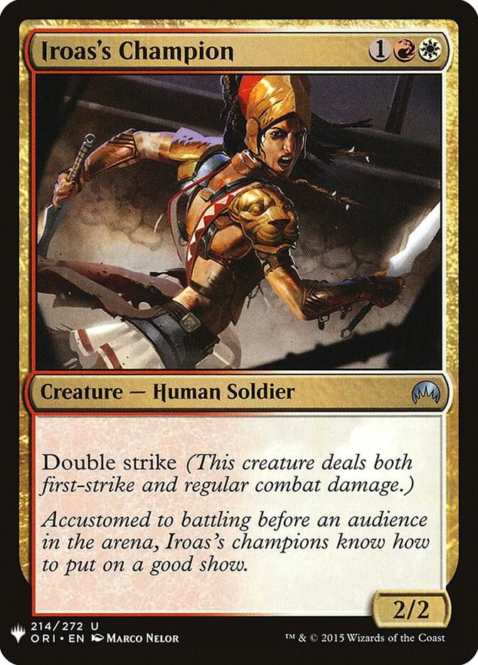 Iroas's Champion [The List Reprints] 214