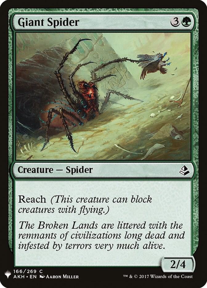 Giant Spider [The List Reprints] 166
