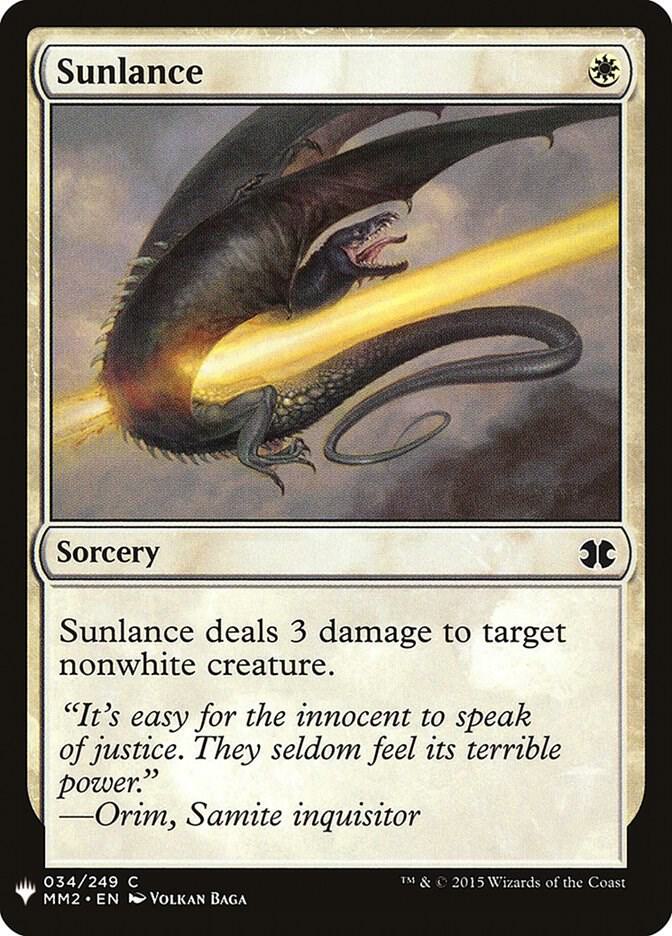 Sunlance [The List Reprints] 34