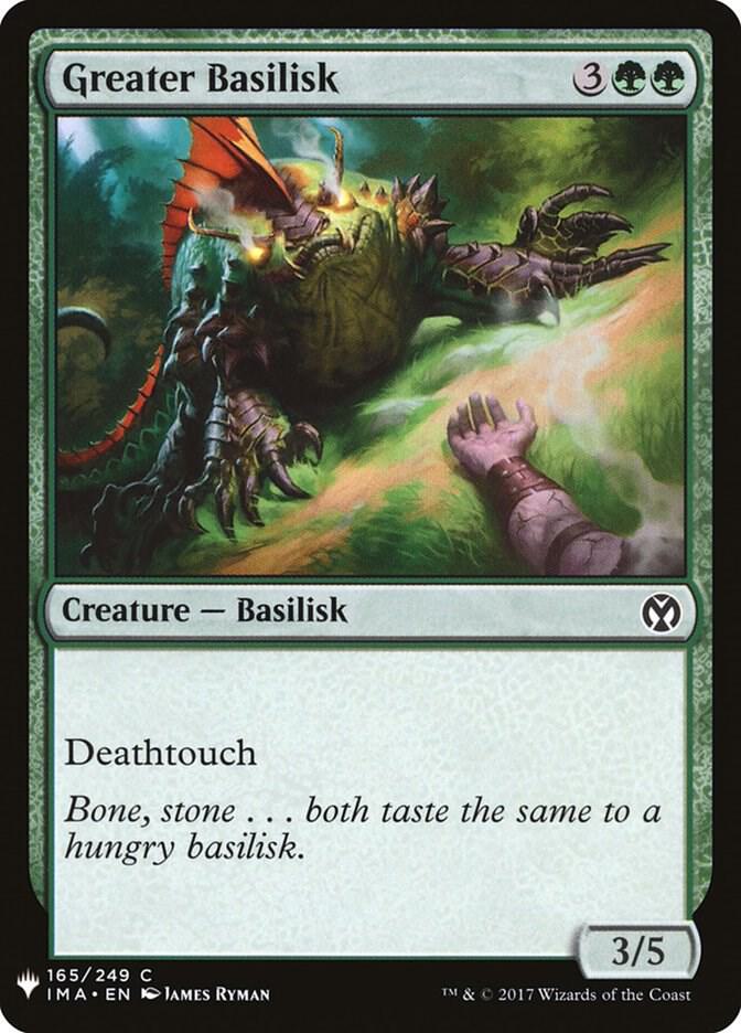 Greater Basilisk [The List Reprints] 165