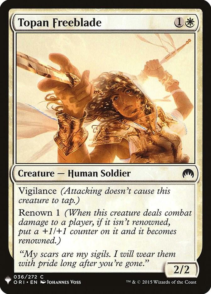 Topan Freeblade [The List Reprints] 36