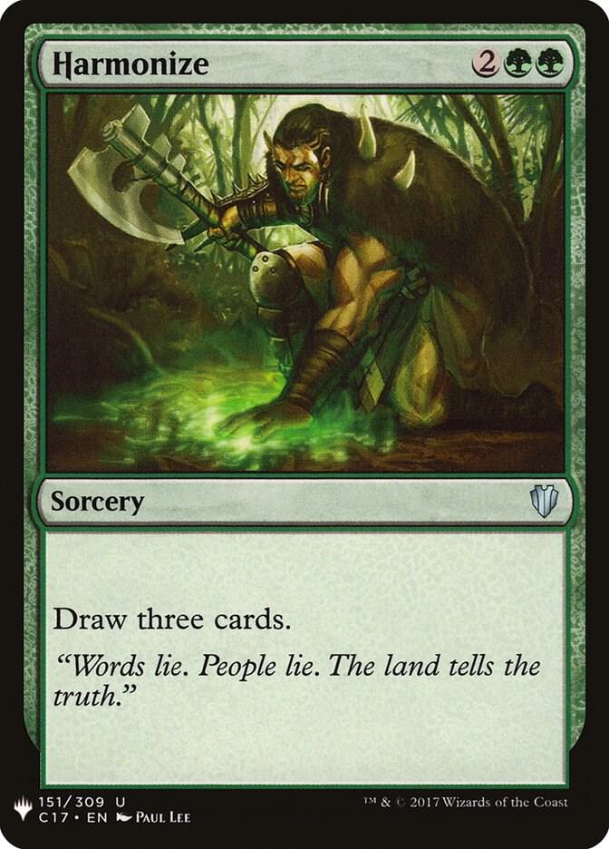Harmonize (C17) [The List Reprints] 151