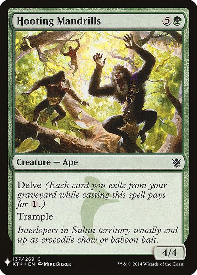 Hooting Mandrills [The List Reprints] 137