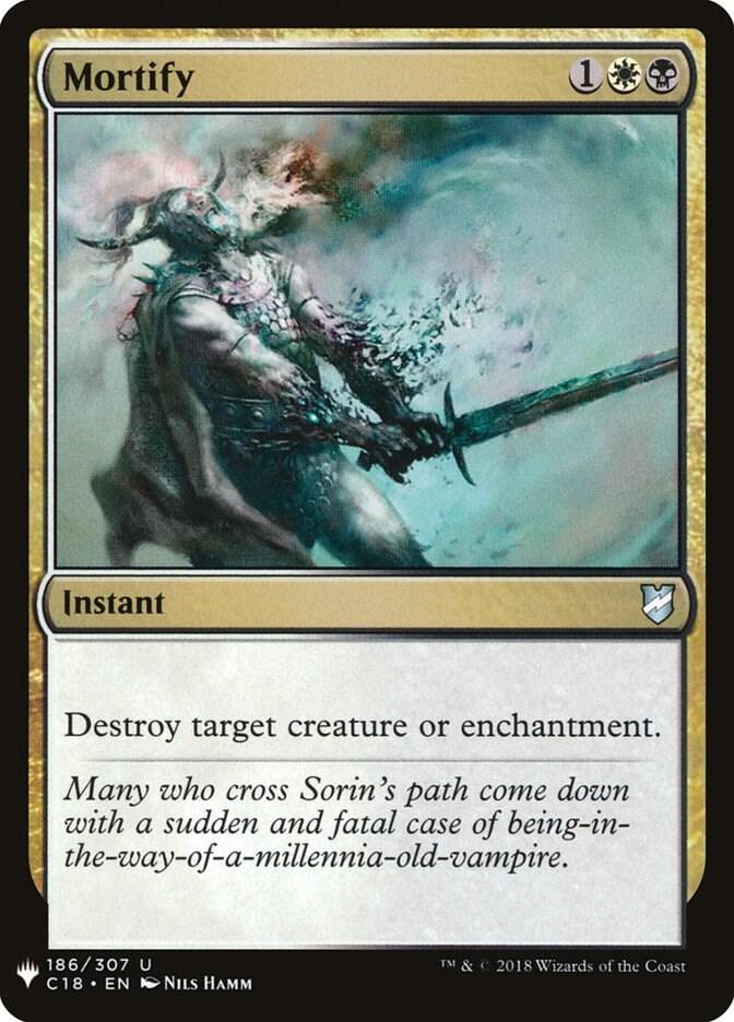 Mortify (C18) [The List Reprints] 186