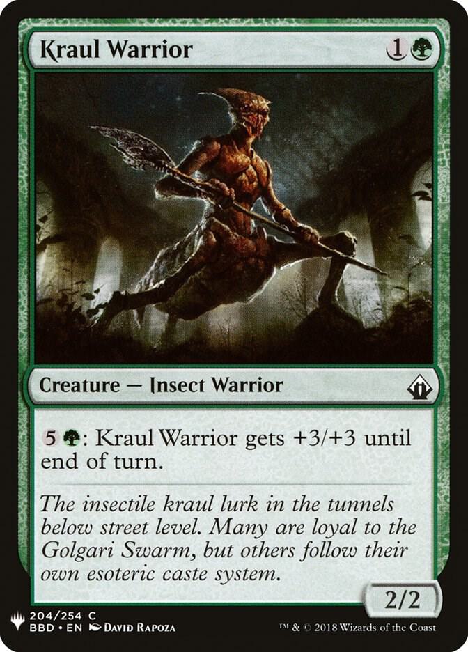 Kraul Warrior [The List Reprints] 204