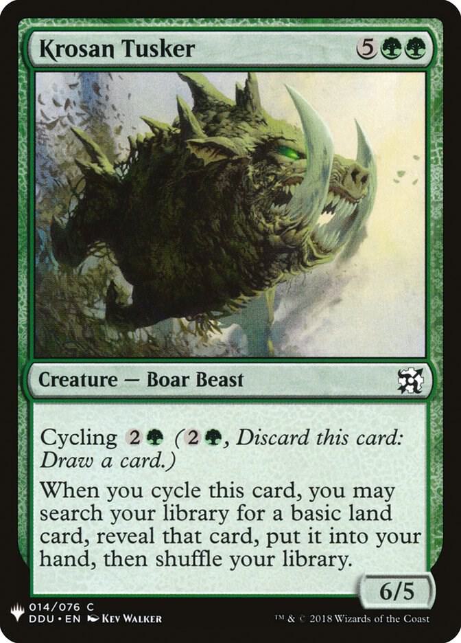 Krosan Tusker (DDU) [The List Reprints] 14