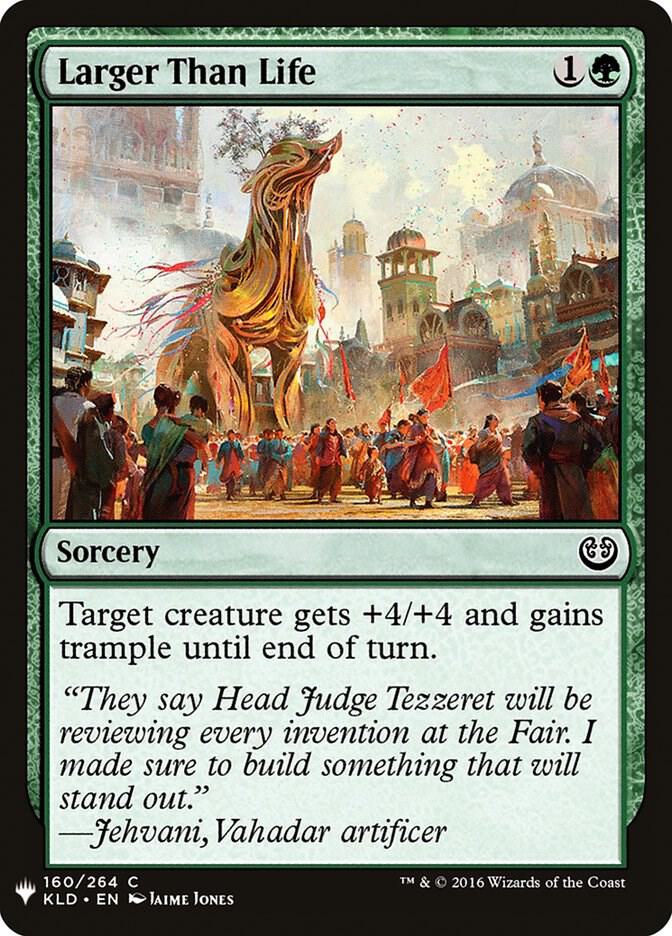Larger Than Life [The List Reprints] 160