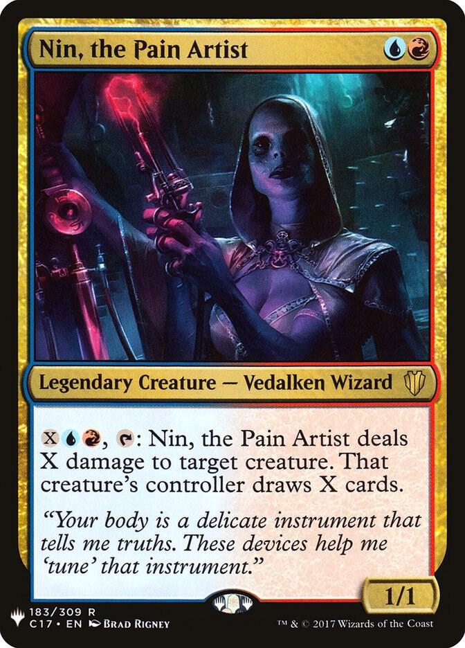 Nin, the Pain Artist [The List Reprints] 183/309