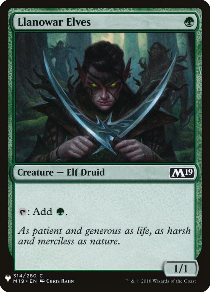 Llanowar Elves (M19) [The List Reprints] 314