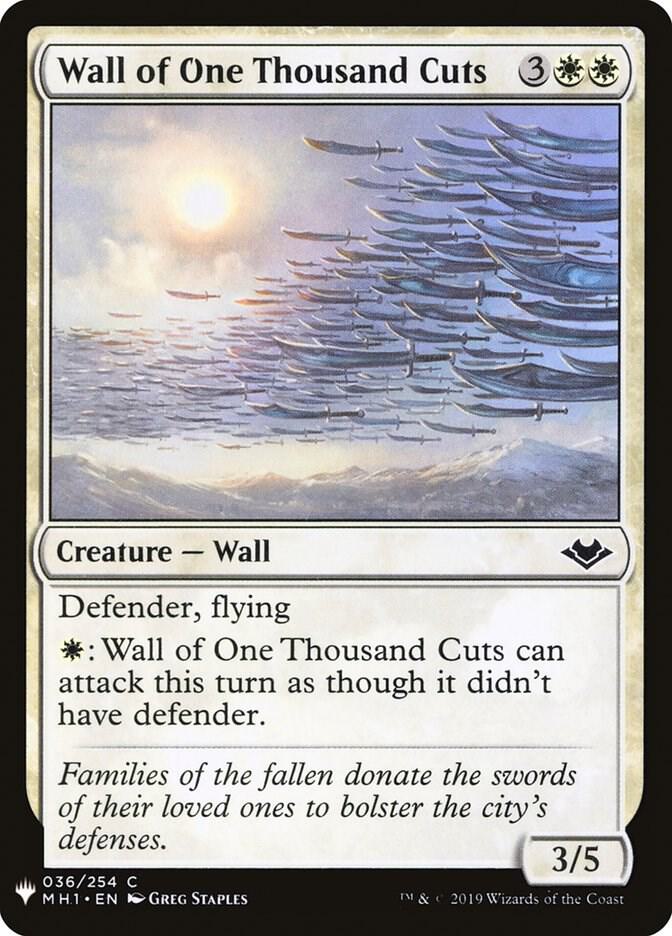 Wall of One Thousand Cuts [The List Reprints] 36