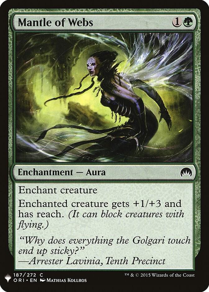 Mantle of Webs [The List Reprints] 187