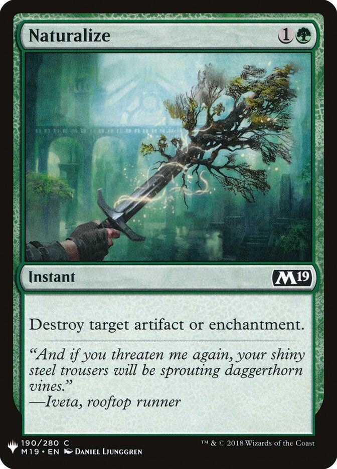 Naturalize [The List Reprints] 190