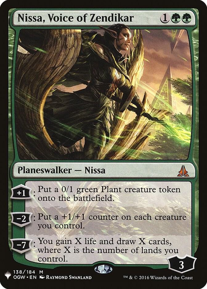 Nissa, Voice of Zendikar [The List Reprints] 138