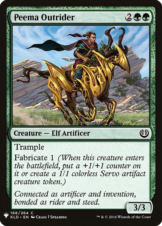 Peema Outrider [The List Reprints] 166