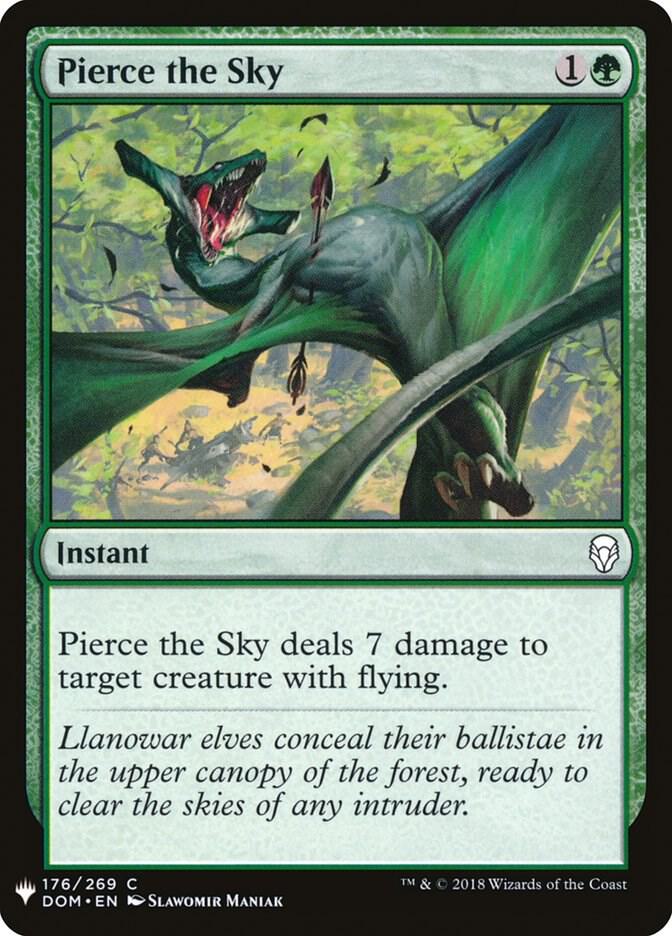 Pierce the Sky [The List Reprints] 176