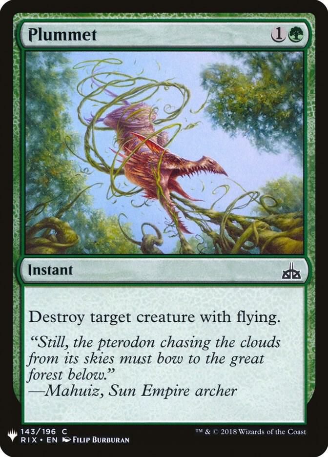 Plummet [The List Reprints] 143