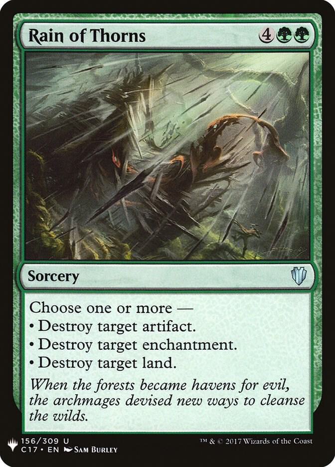 Rain of Thorns [The List Reprints] 156
