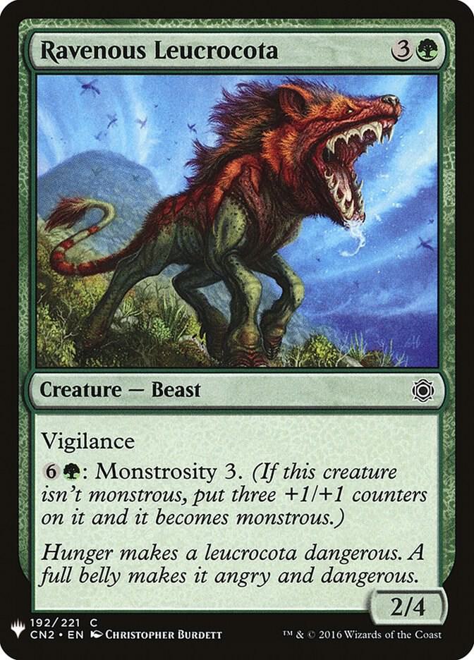 Ravenous Leucrocota [The List Reprints] 192