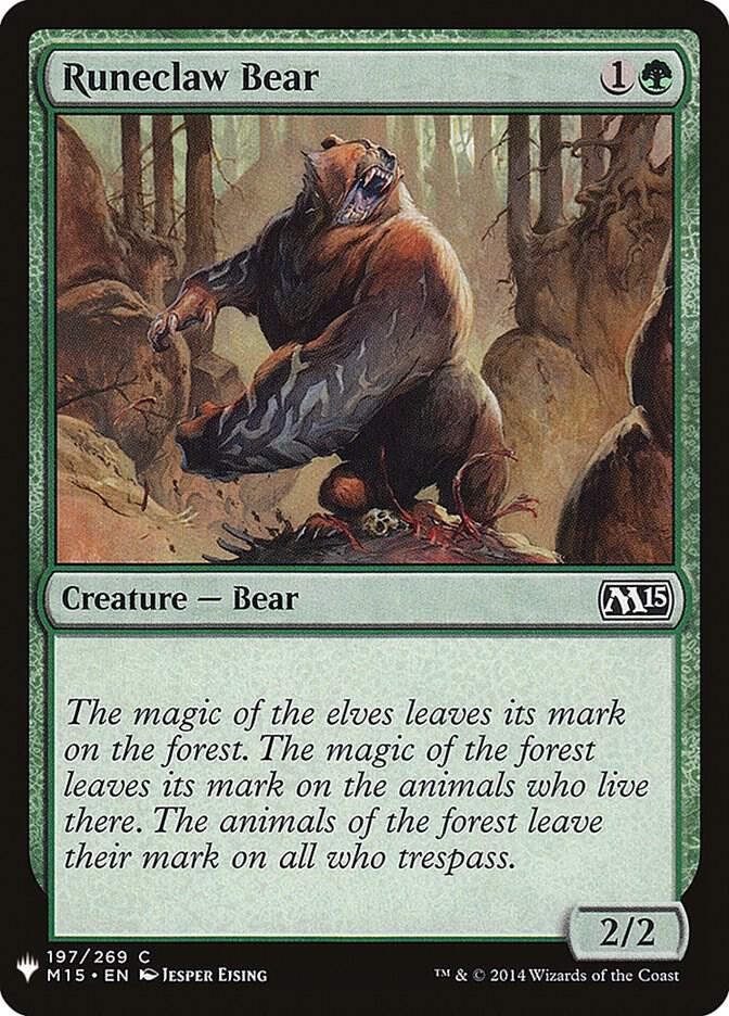 Runeclaw Bear [The List Reprints] 197