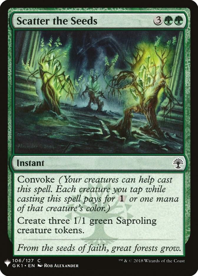 Scatter the Seeds [The List Reprints] 106