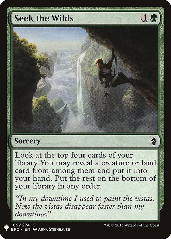 Seek the Wilds [The List Reprints] 189