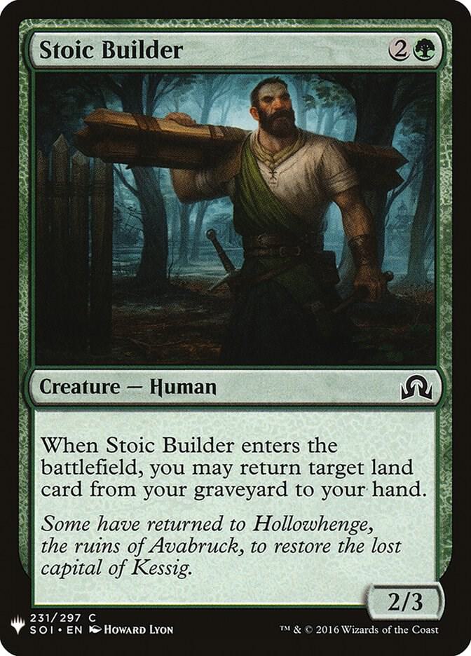 Stoic Builder [The List Reprints] 231