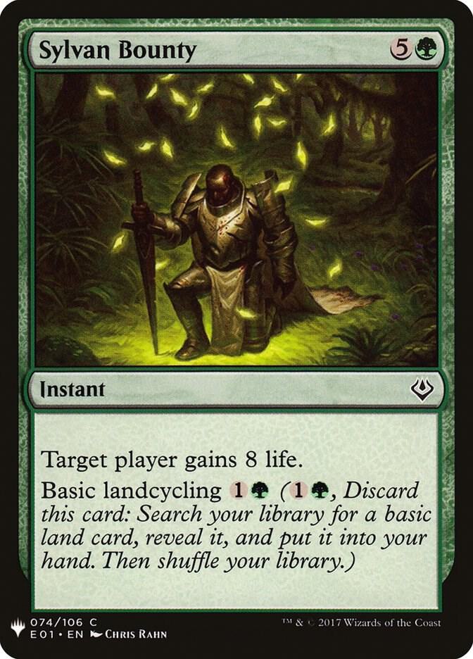 Sylvan Bounty [The List Reprints] 74