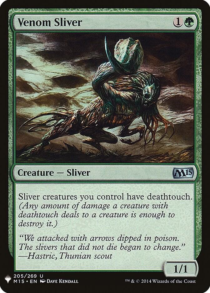 Venom Sliver [The List Reprints] 205