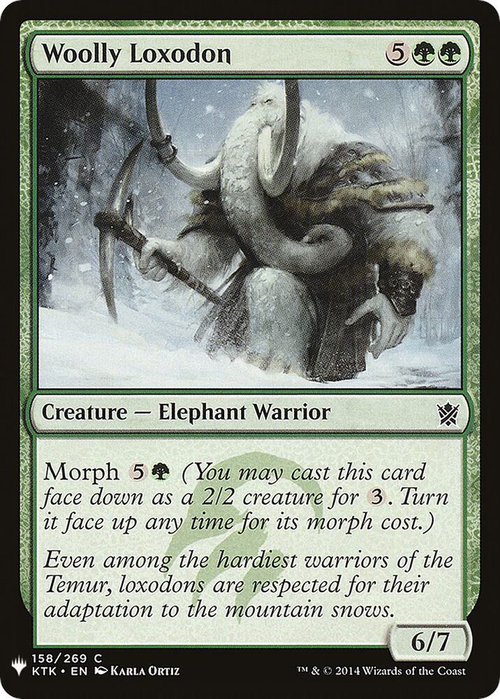 Woolly Loxodon [The List Reprints] 158