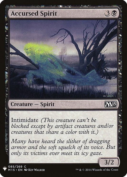 Accursed Spirit [The List Reprints] 85