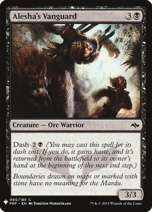 Alesha's Vanguard [The List Reprints] 60
