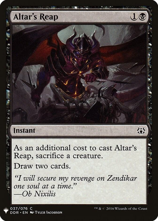 Altar's Reap [The List Reprints] 37