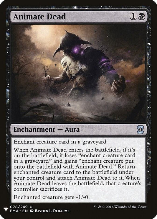 Animate Dead [The List Reprints] 78