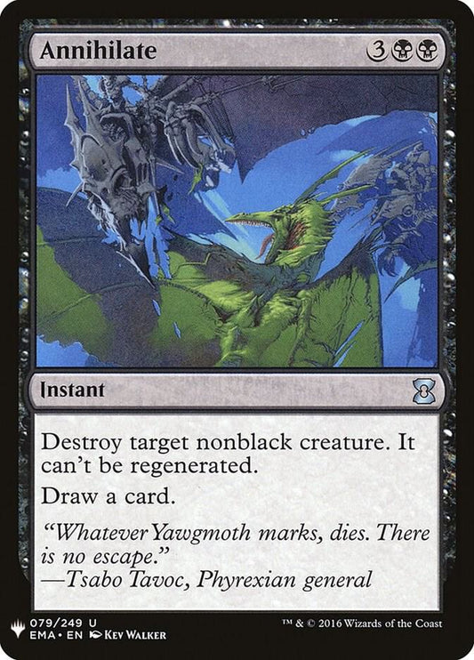 Annihilate [The List Reprints] 79