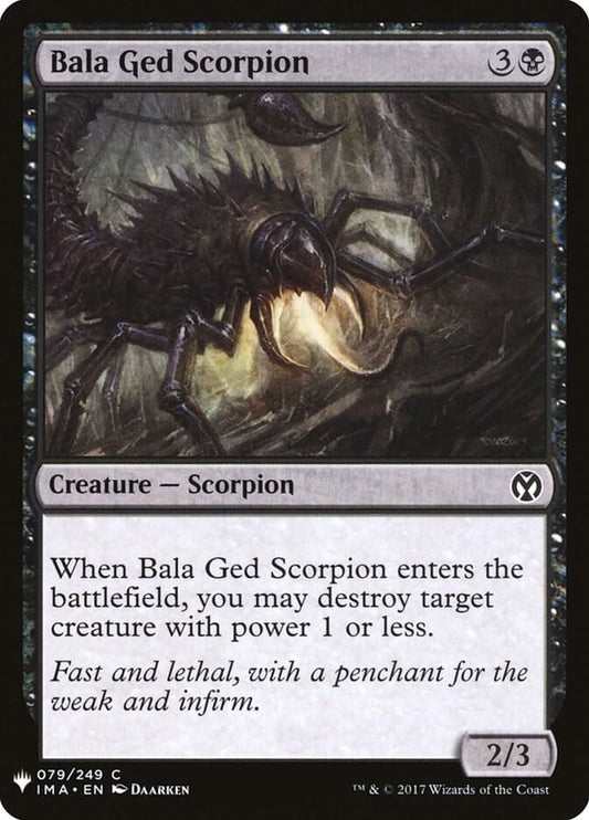 Bala Ged Scorpion [The List Reprints] 79