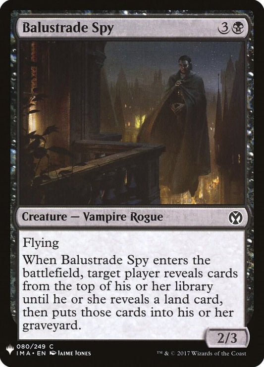 Balustrade Spy [The List Reprints] 80